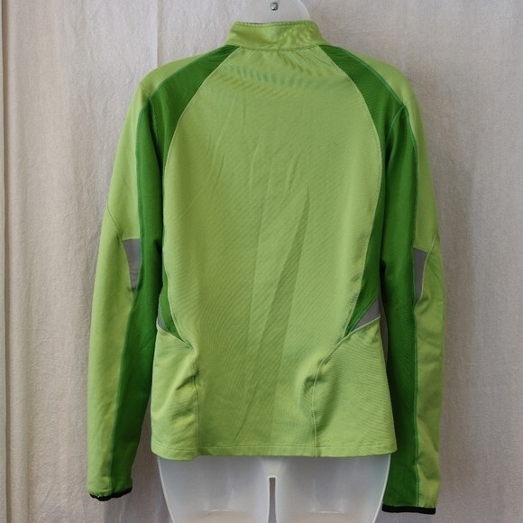 Brooks Green Athletic Track Jacket Pullover 1/4 Zip Small WL630 - Picture 7 of 12